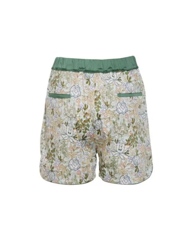 ESSENZA Broeken- Bella Ophelia Hazy Blue Shorts M Blauw