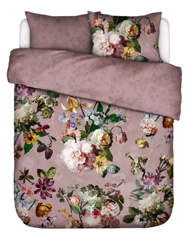 ESSENZA Dekbedovertrekken- Fleur Dekbedovertrekset Woodrose 240 X 220 Cm Roze