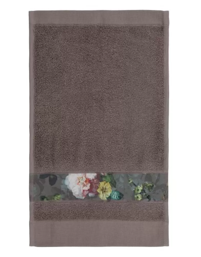 ESSENZA Gastendoekjes- Fleur Gastendoek 30 X 50 Cm Taupe