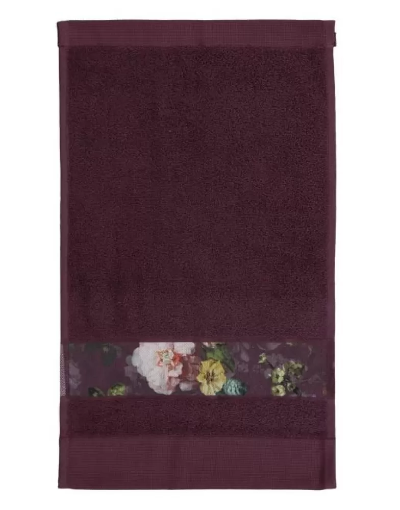 ESSENZA Gastendoekjes- Fleur Gastendoek Plum 30 X 50 Cm Paars