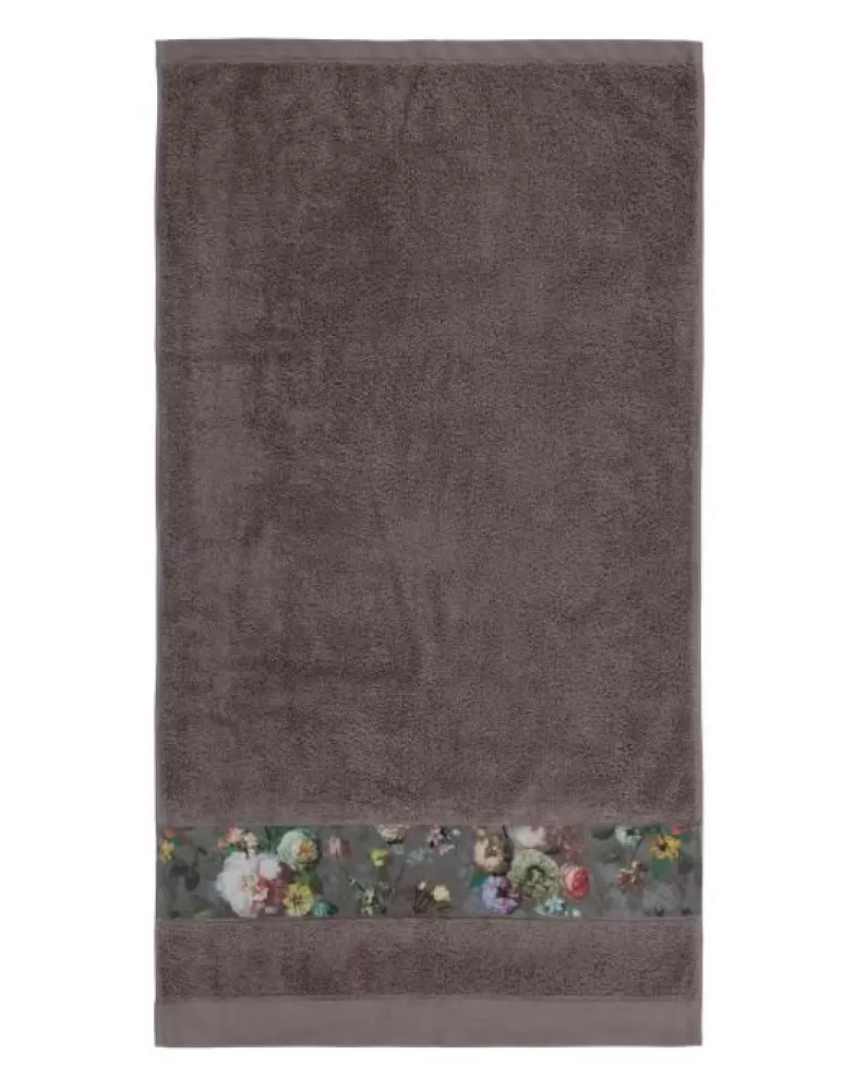 ESSENZA Handdoeken- Fleur Handdoek 60 X 110 Cm Taupe