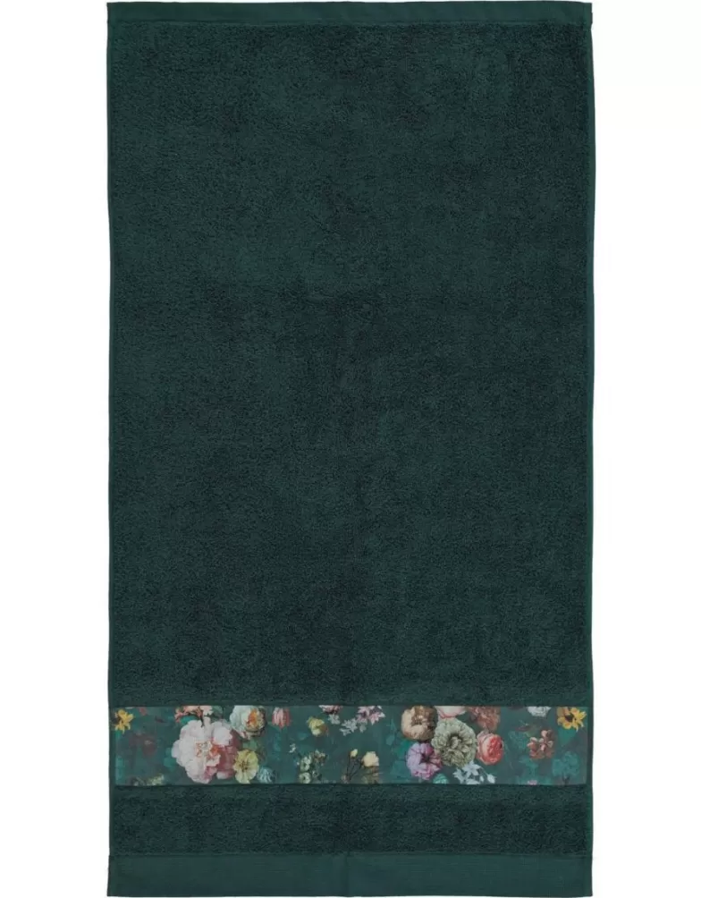 ESSENZA Handdoeken- Fleur Handdoek Donker 60 X 110 Cm Groen