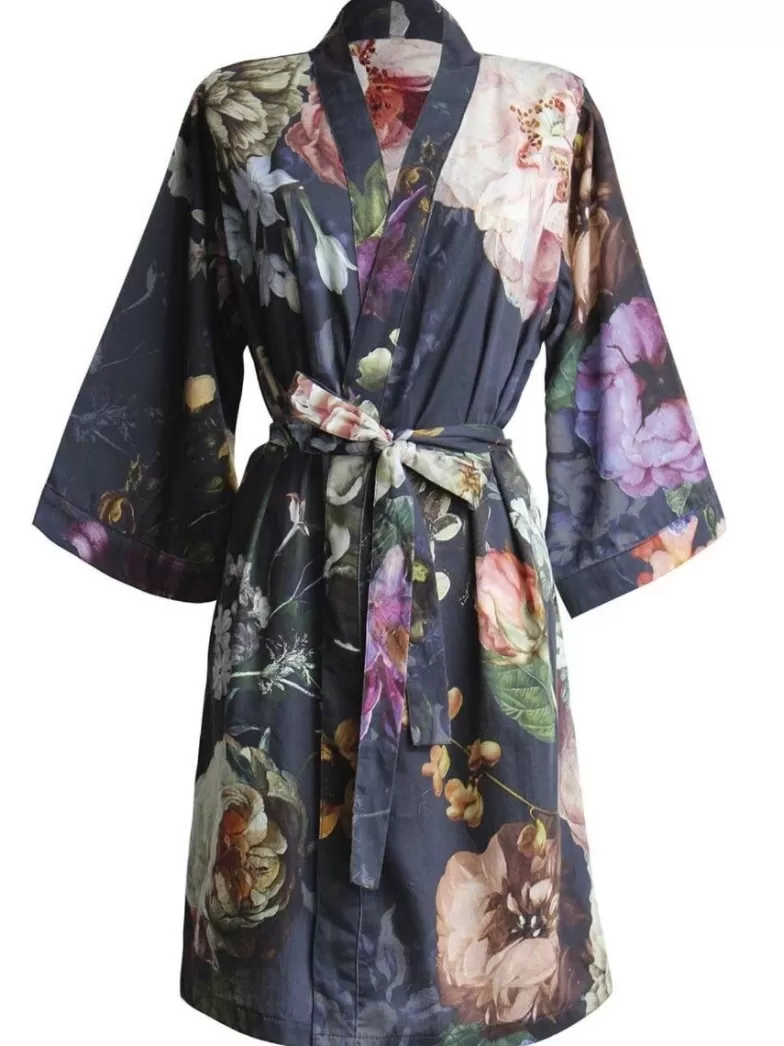 ESSENZA Kimono's- Fleur Kimono Nightblue Xs Blauw