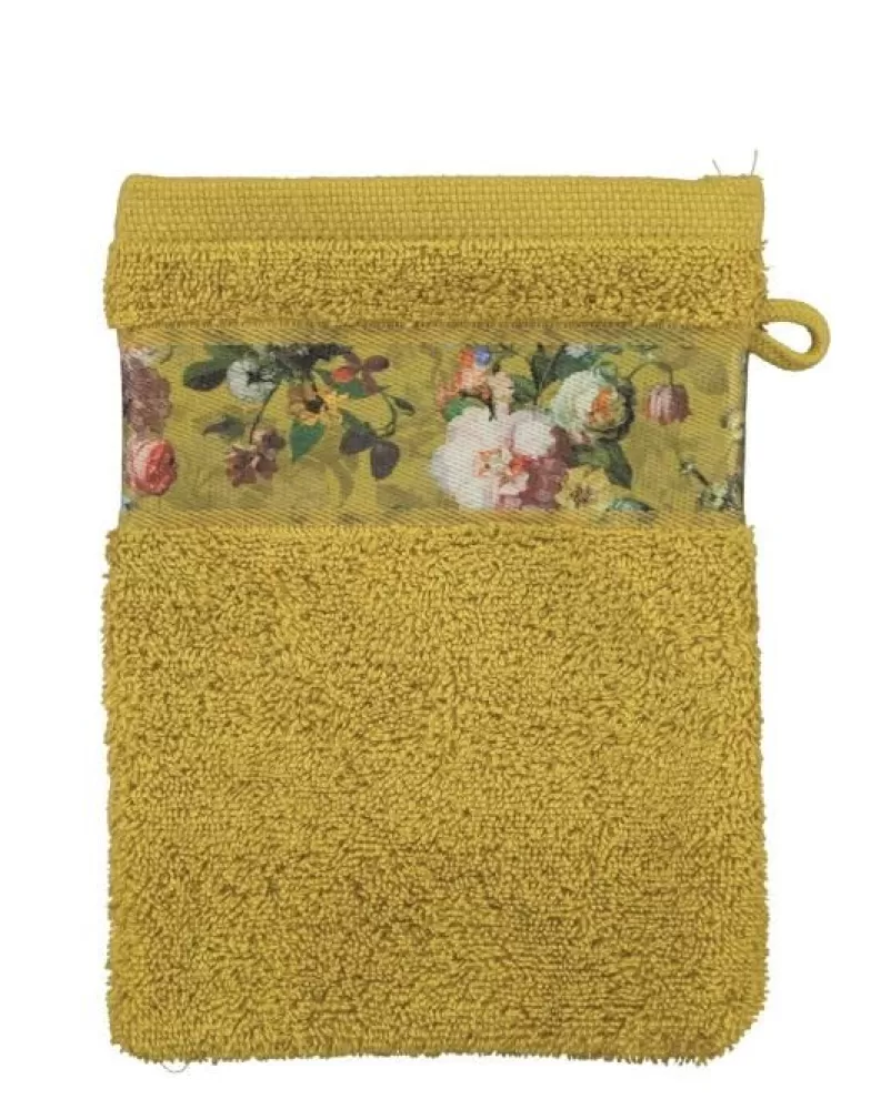 ESSENZA Washandjes- Fleur Washand 16 X 22 Cm Geel