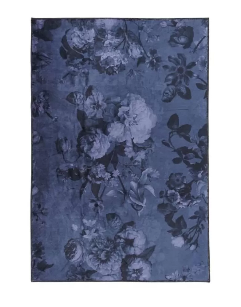 ESSENZA Vloerkleden- Flora Nightblue Vloerkleed 180 X 240 Cm Blauw