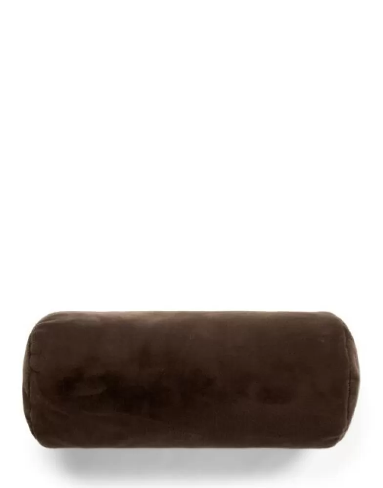 ESSENZA Rolkussens- Furry Rolkussen Chocolate 22 X 50 Cm Bruin