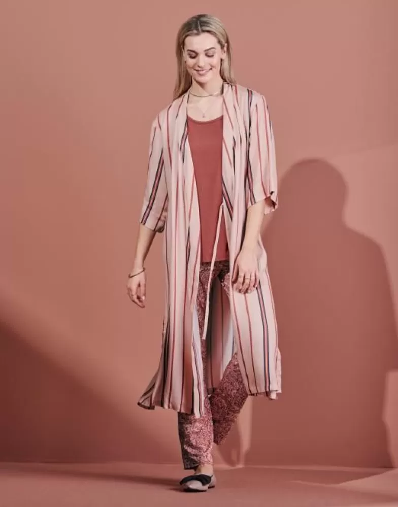 ESSENZA Kimono's- Ilona Meryl Kimono Rose M Roze