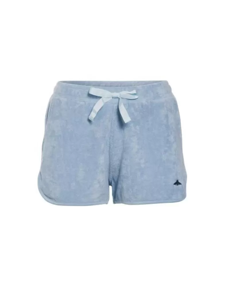 ESSENZA Broeken- Iva Uni Blue Fog Shorts L Blauw