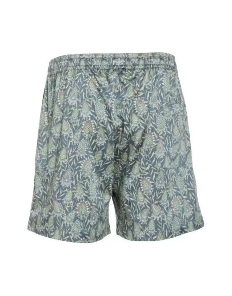 ESSENZA Broeken- Jude Fela Sloe Blue Shorts M Blauw