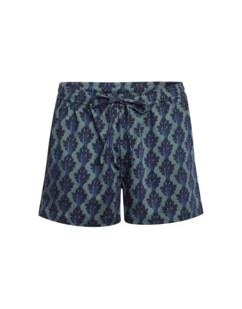 ESSENZA Broeken- Jude Tesse Reef Green Shorts L Groen