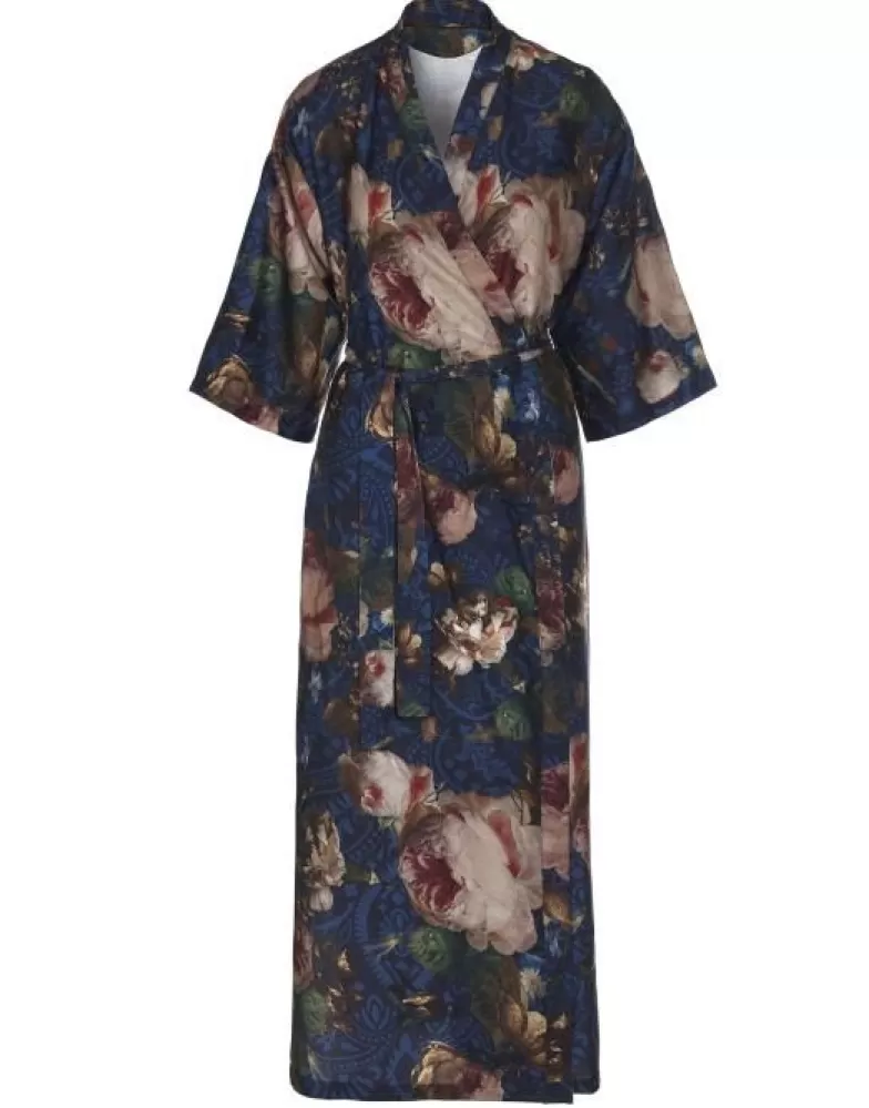 ESSENZA Kimono's- Jula Gallery Of Roses Kimono Nightblue L Blauw