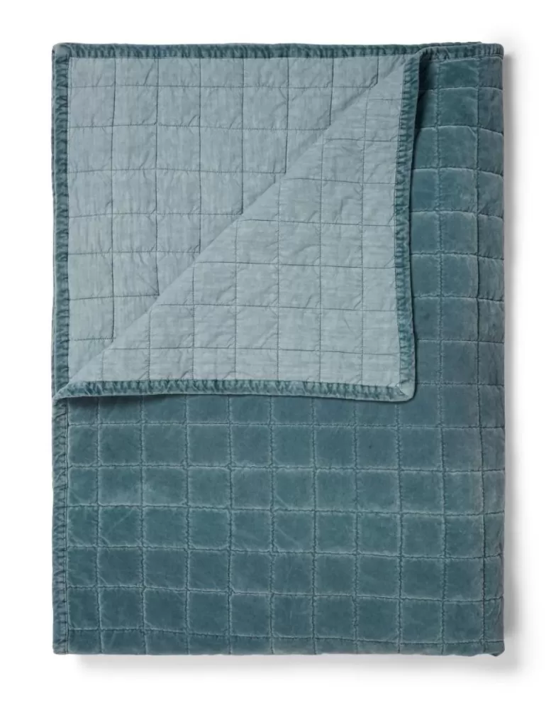 ESSENZA Plaids- Julia Plaid Denim Blue 150 X 200 Cm Blauw