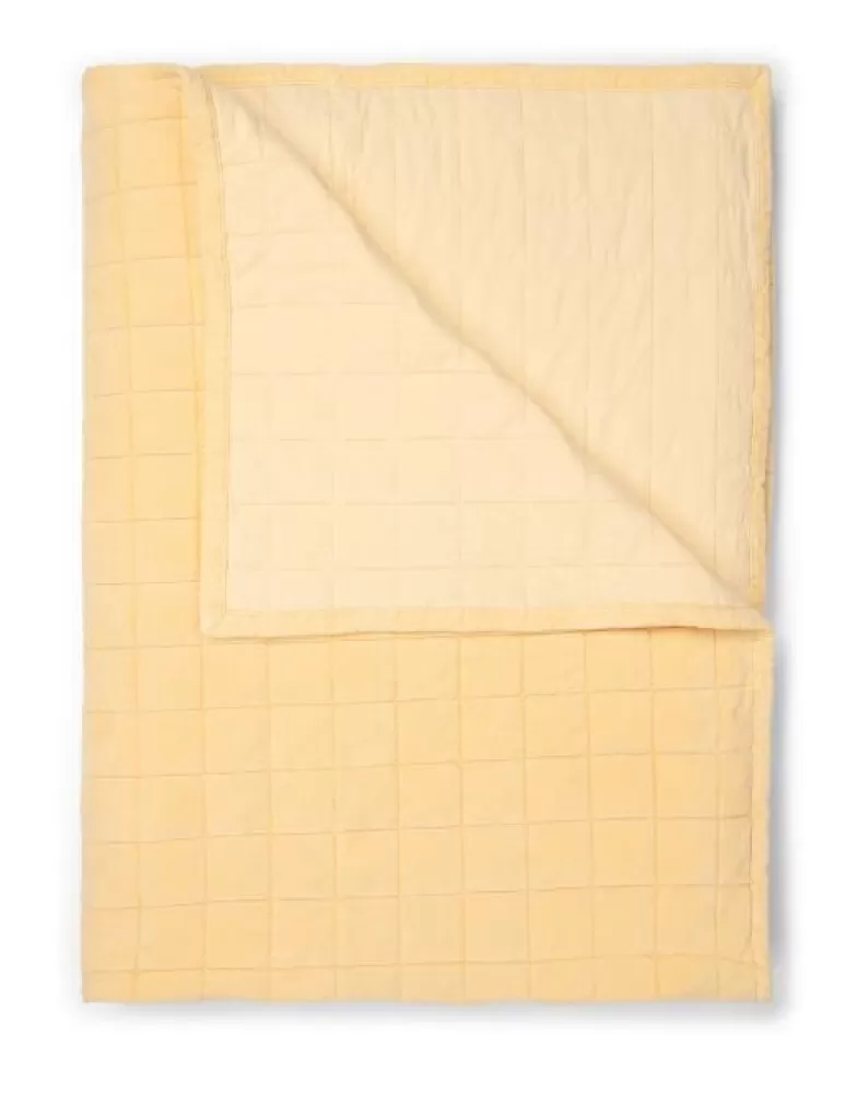 ESSENZA Spreien- Julia Yellow Straw Sprei 220 X 265 Cm Geel