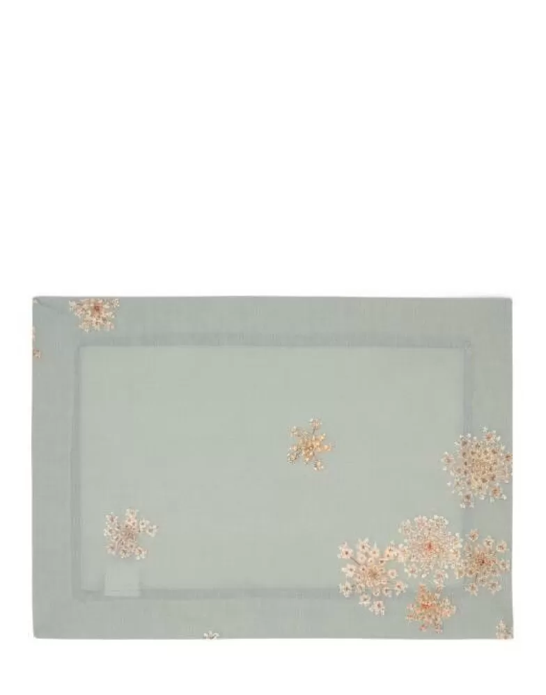 ESSENZA Placemats- Lauren Placemat Stone Green 35 X 50 Cm Groen