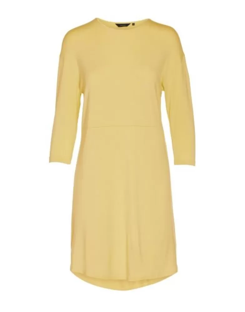 ESSENZA Jurken En Nachthemden- Lykke Uni Nachthemd 3/4 Mouw Dreamy Yellow Xs Geel