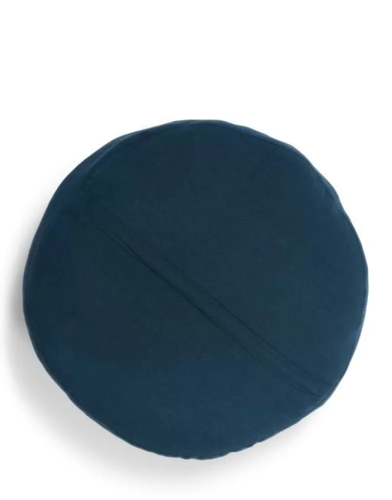 ESSENZA Sierkussens- Mads Dark Teal Sierkussen 45 Cm Blauw