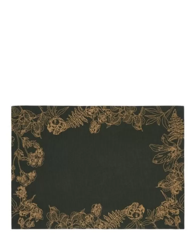 ESSENZA Placemats- Masterpiece Placemat Donker 35 X 50 Cm Groen