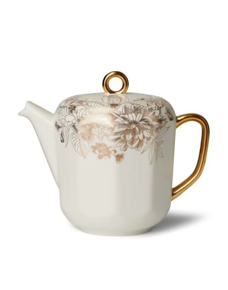 ESSENZA Koffie En Thee- Masterpiece Theepot Off White 1-25 Liter