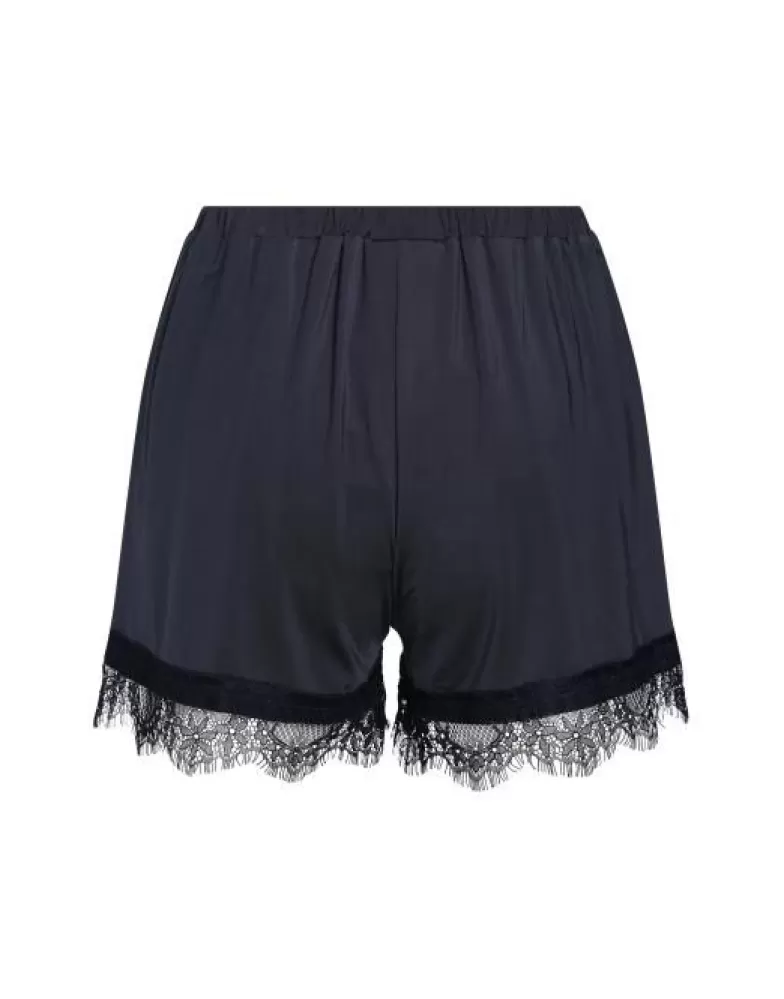 ESSENZA Broeken- Natalie Uni Darkest Blue Shorts M Blauw