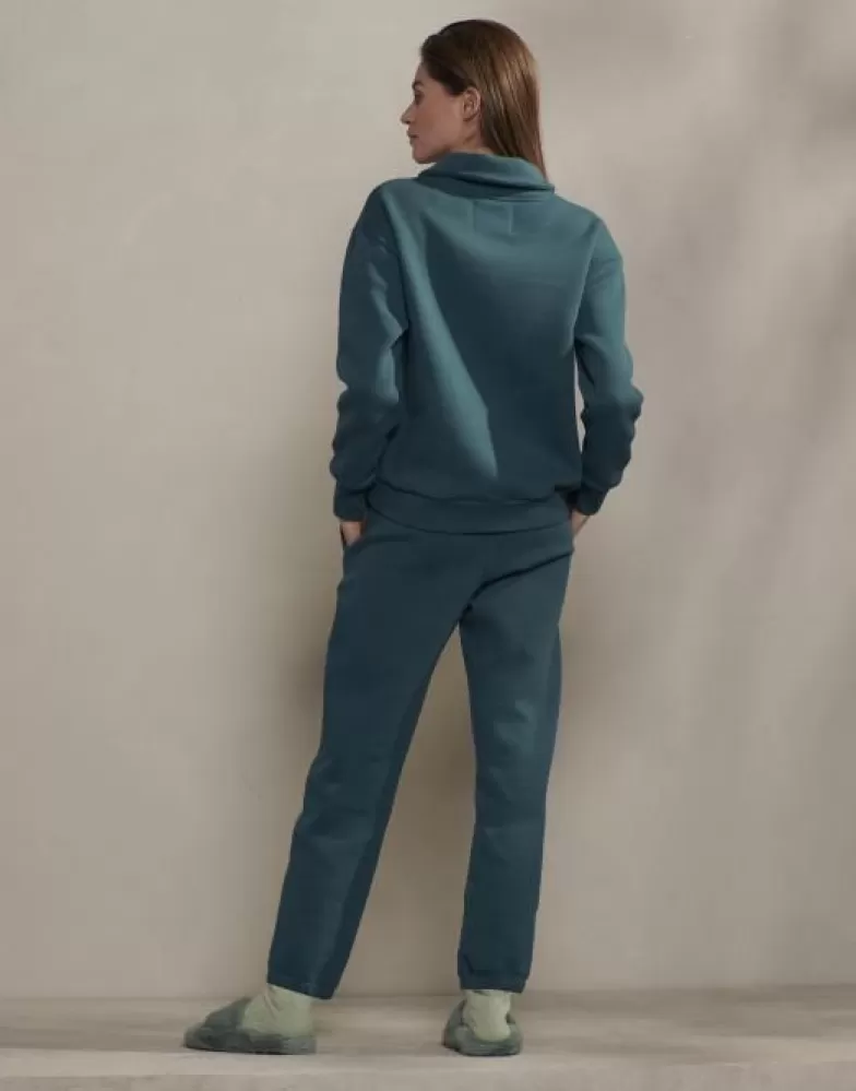 ESSENZA Broeken- Neva Uni Deep Sea Blue Lange Broek L Blauw