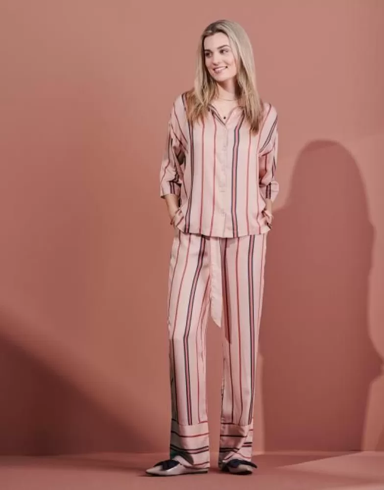 ESSENZA Broeken- Noor Meryl Lange Broek Rose M Roze