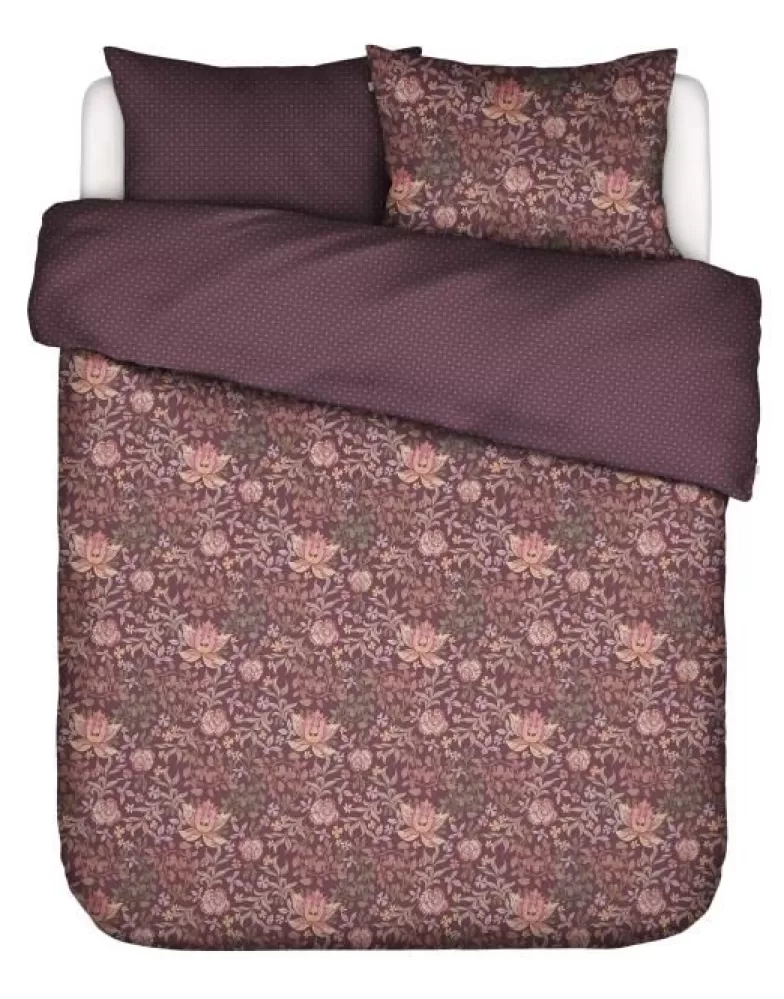 ESSENZA Dekbedovertrekken- Ophelia Plum Wine Dekbedovertrekset 240 X 220 Cm Paars