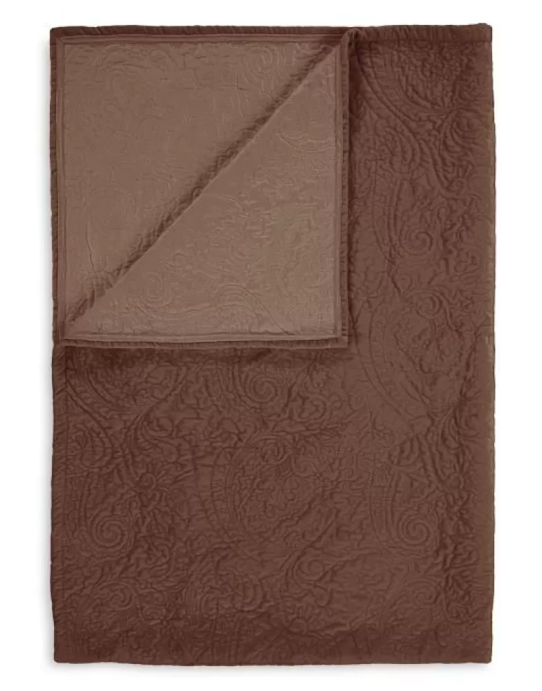 ESSENZA Spreien- Roeby Sprei Chocolate 220 X 265 Cm Bruin