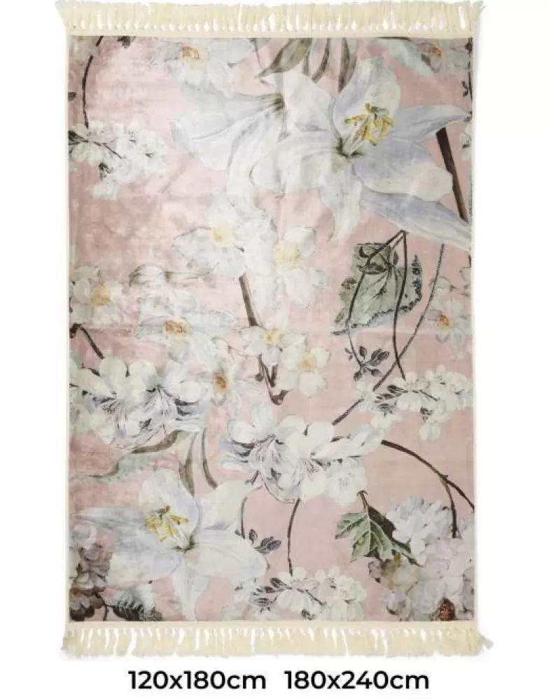 ESSENZA Vloerkleden- Rosalee Vloerkleed Dark Blush 120 X 180 Cm Roze