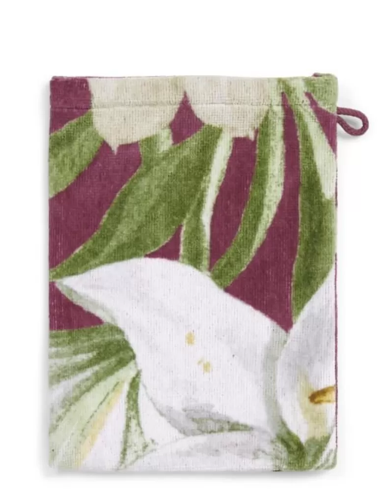 ESSENZA Washandjes- Rosalee Washand Plum 16 X 22 Cm Paars