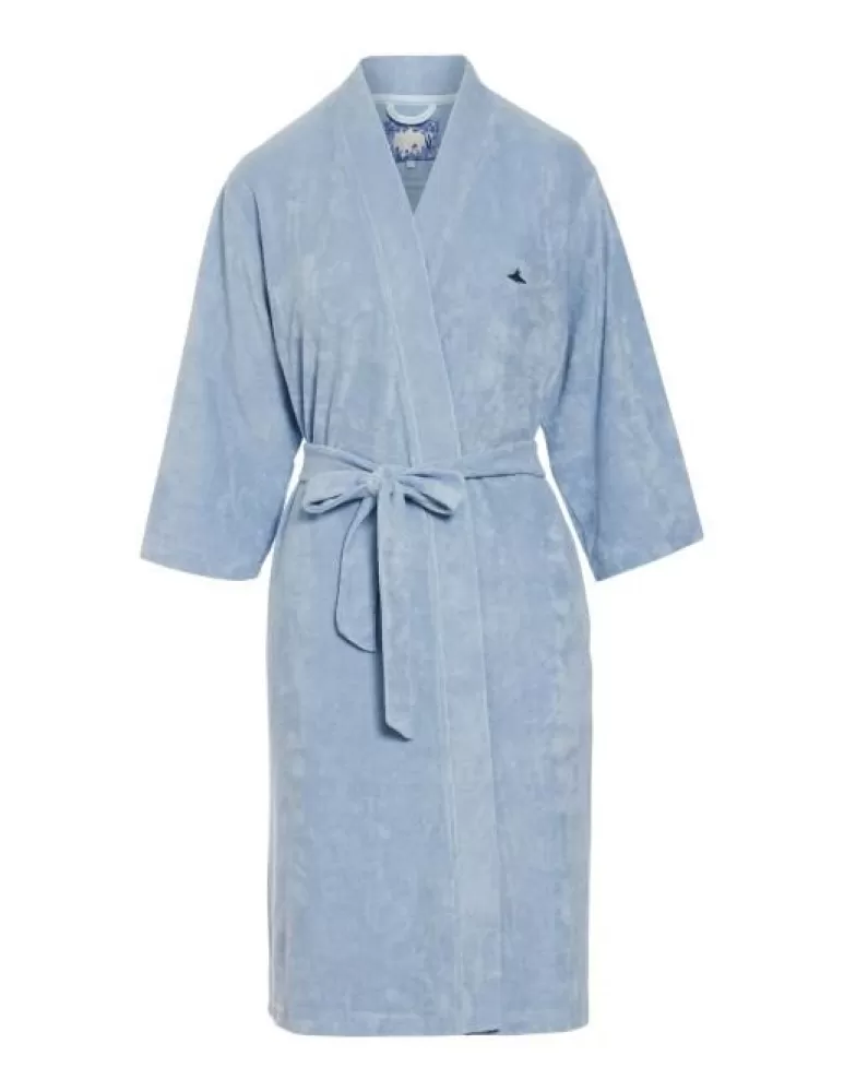 ESSENZA Kimono's- Sarai Uni Blue Fog Kimono M Blauw