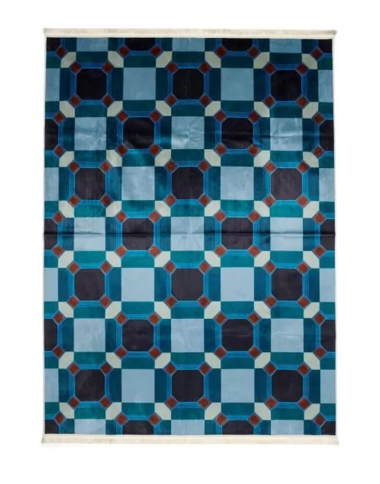 ESSENZA Vloerkleden- Teade Nightblue Vloerkleed 120 X 180 Cm Blauw