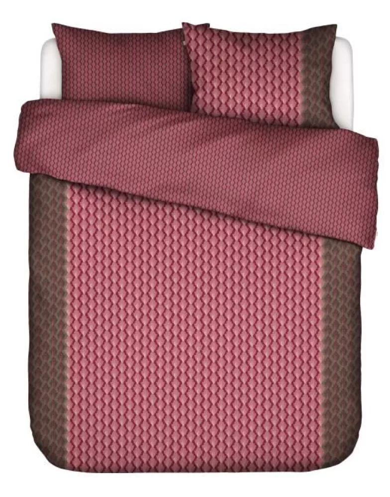 ESSENZA Dekbedovertrekken- Tesse Cherry Red Dekbedovertrekset 240 X 220 Cm Rood