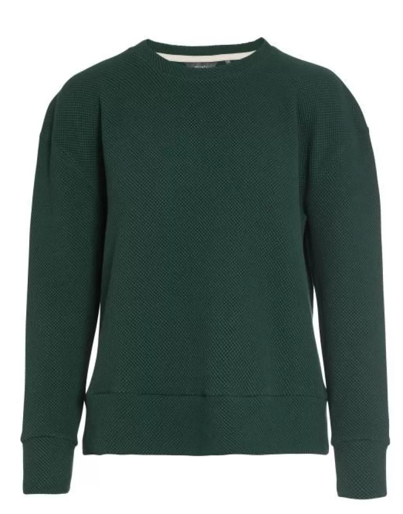 ESSENZA Truien En Vesten- Uma Uni Sweater Thyme L Groen