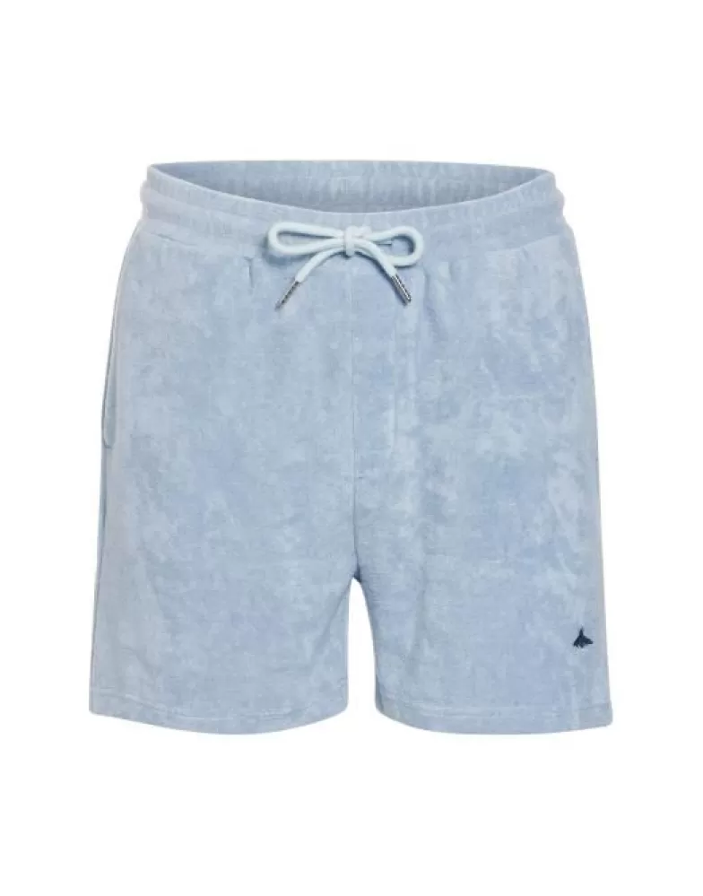 ESSENZA Broeken- Xavier Uni Blue Fog Shorts M Blauw