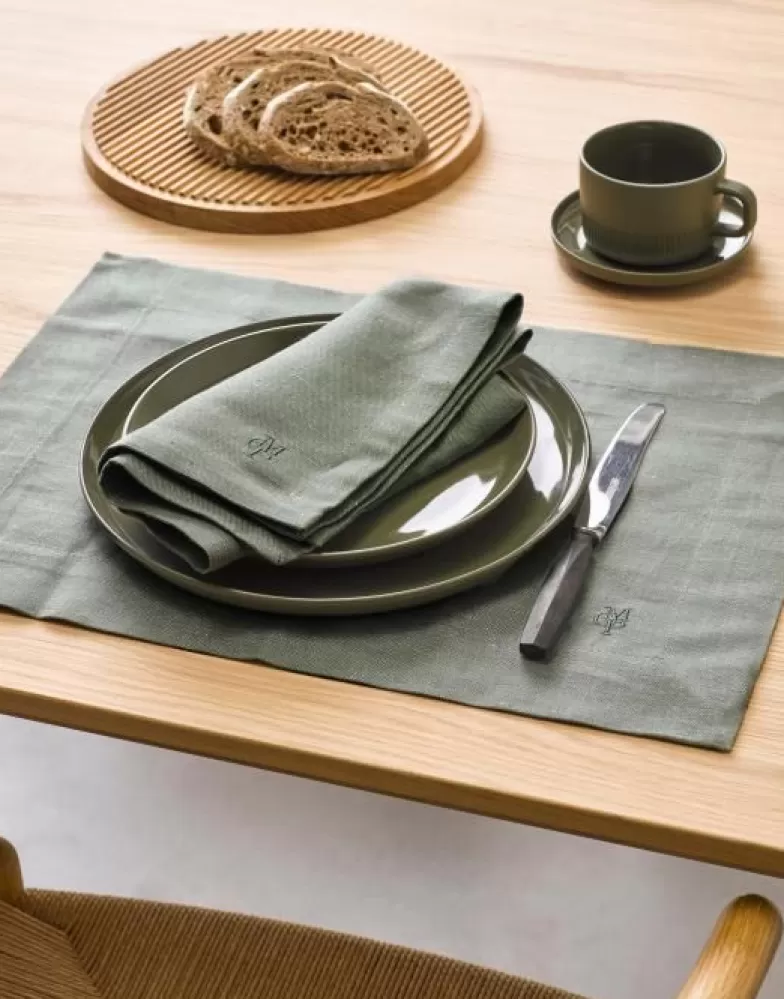 Marc O'Polo Placemats- Akalla Placemat 33 X 45 Cm Groen