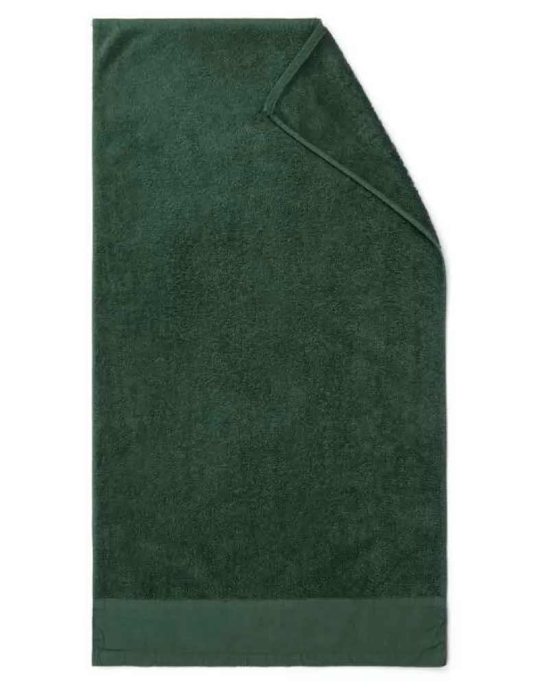 Marc O'Polo Handdoeken- Linan Handdoek Donker 50 X 100 Cm Groen