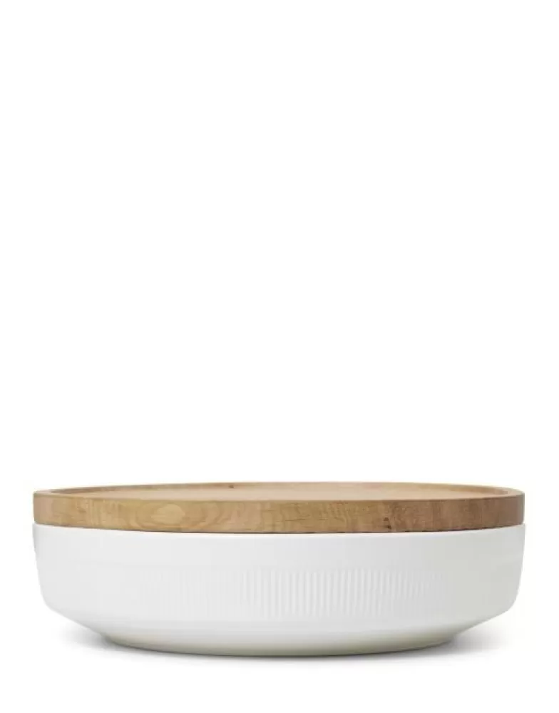 Marc O'Polo Kommen- Moments Saladeschaal Chalk White 26 Cm Wit