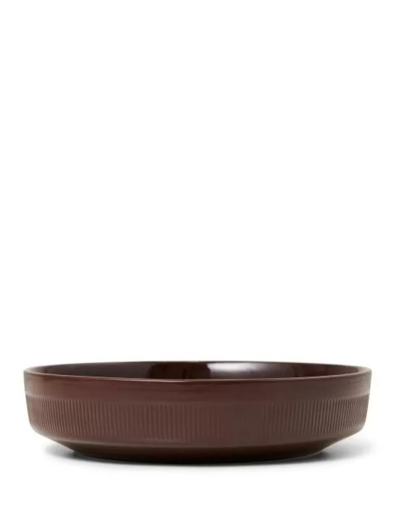 Marc O'Polo Kommen- Moments Saladeschaal Earth Brown 26 Cm Bruin