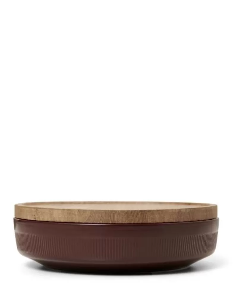 Marc O'Polo Kommen- Moments Saladeschaal Earth Brown 26 Cm Bruin