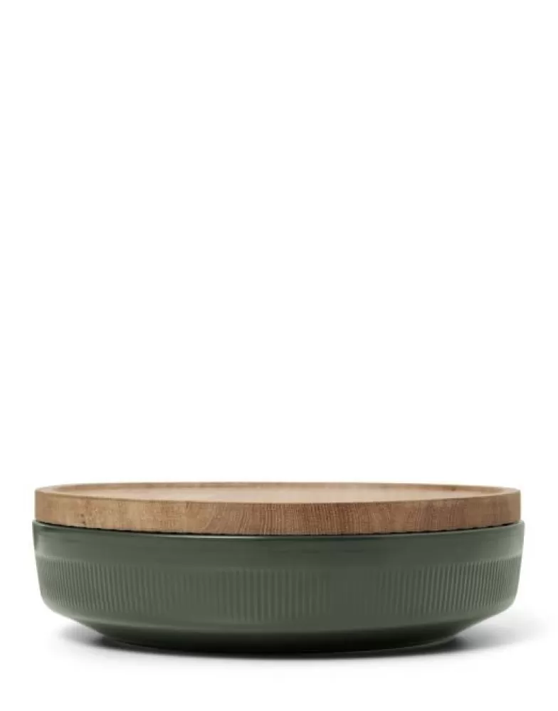 Marc O'Polo Kommen- Moments Saladeschaal Olive Green 26 Cm Groen