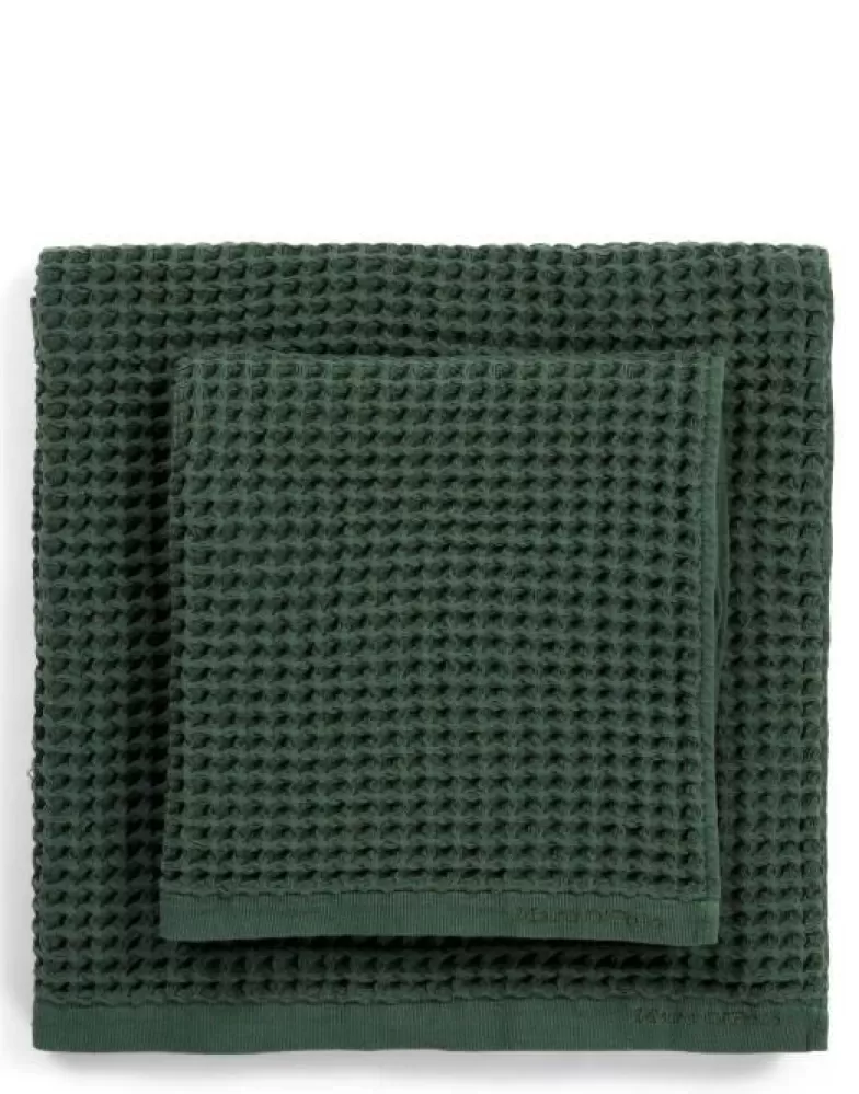 Marc O'Polo Handdoeken- Mova Handdoek Donker 50 X 100 Cm Groen